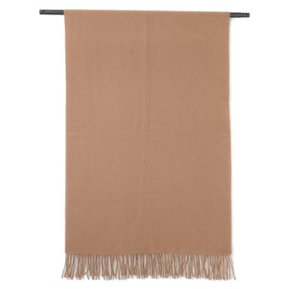 【Excellent Condition】24AW 4360808 Cashmere Blanket Fringe Scarf for Women