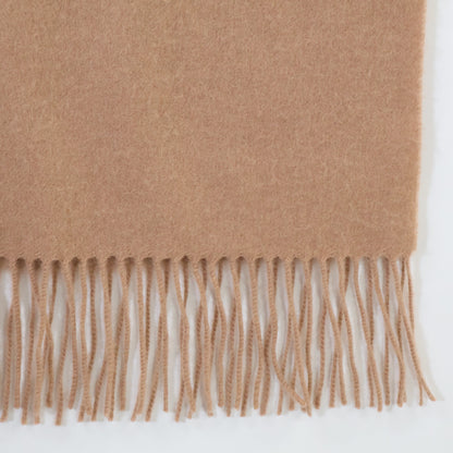 【Excellent Condition】24AW 4360808 Cashmere Blanket Fringe Scarf for Women