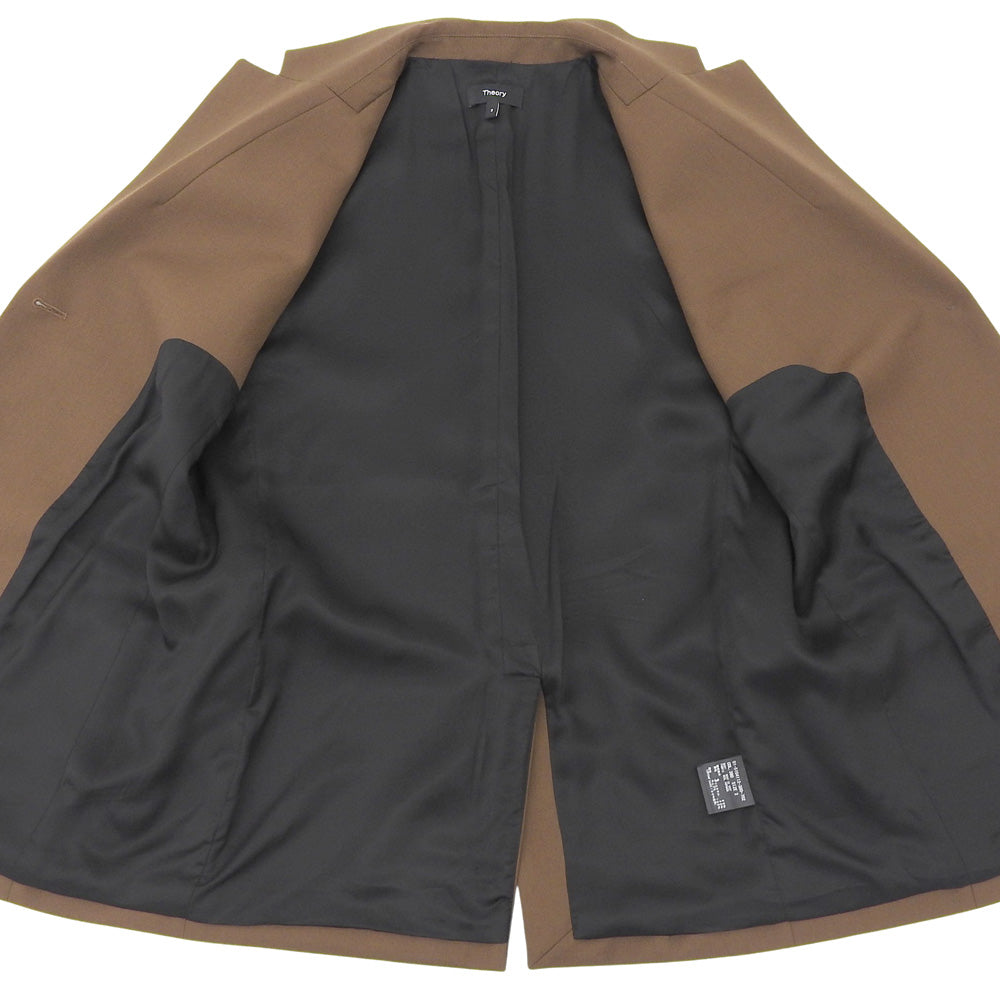 美品 Wool Hopsack Boxy Vest ベスト レディース ブラウン 2 5104112 25SS ベスト 2 レディース