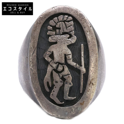 STERLING Hopi Kachina Ring for Men