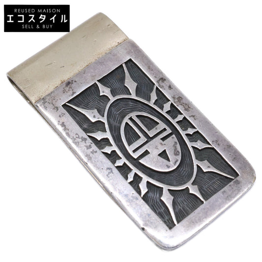 Joe Josytewa 925 Hopi Sunface Money Clip Other