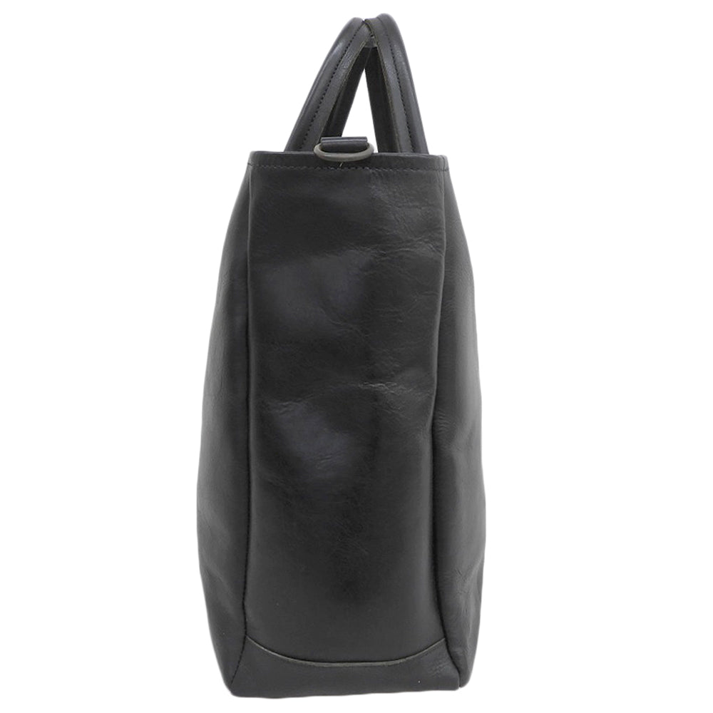 BONCOURA ボンクラ Leather Tote Bag black レザー トートバッグ メンズ ブラック トートバッグ
