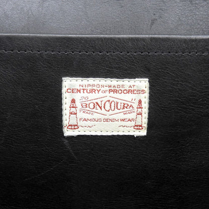 BONCOURA ボンクラ Leather Tote Bag black レザー トートバッグ メンズ ブラック トートバッグ