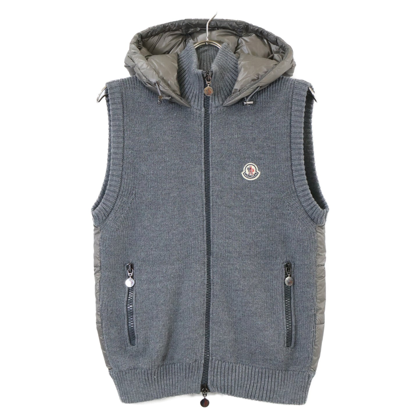 MAGLIONE TRICOT GILET 针织拼接 羽绒马甲 夹克 S 男士