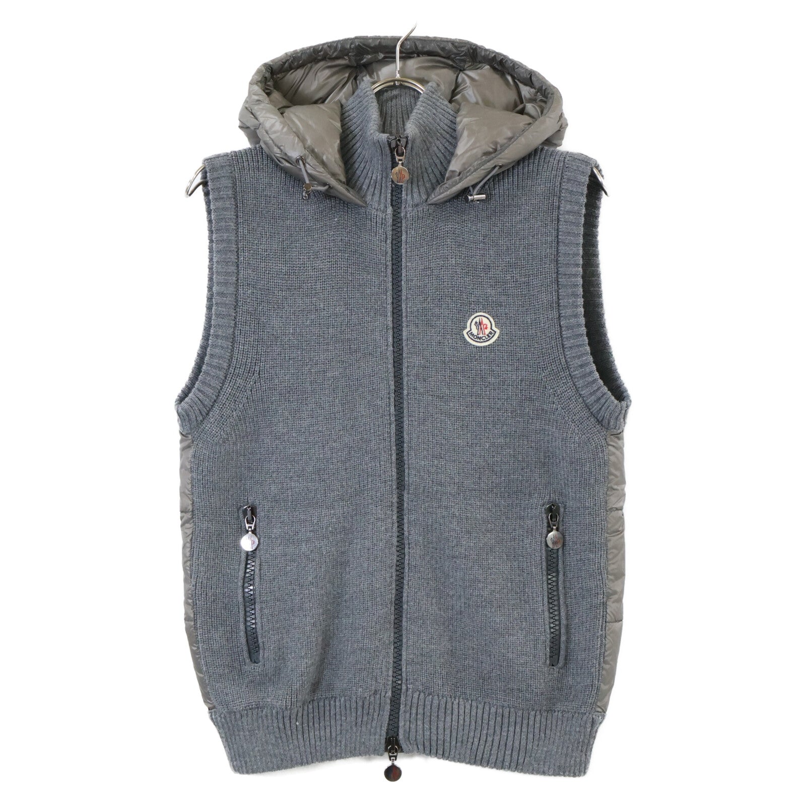 MAGLIONE TRICOT GILET 针织拼接 羽绒马甲 夹克 S 男士