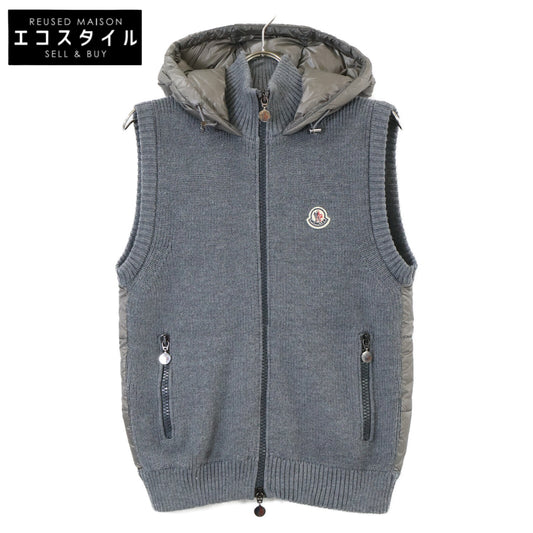 MONCLER モンクレール MAGLIONE TRICOT GILET ニット切替 ダウンベスト ジャケット