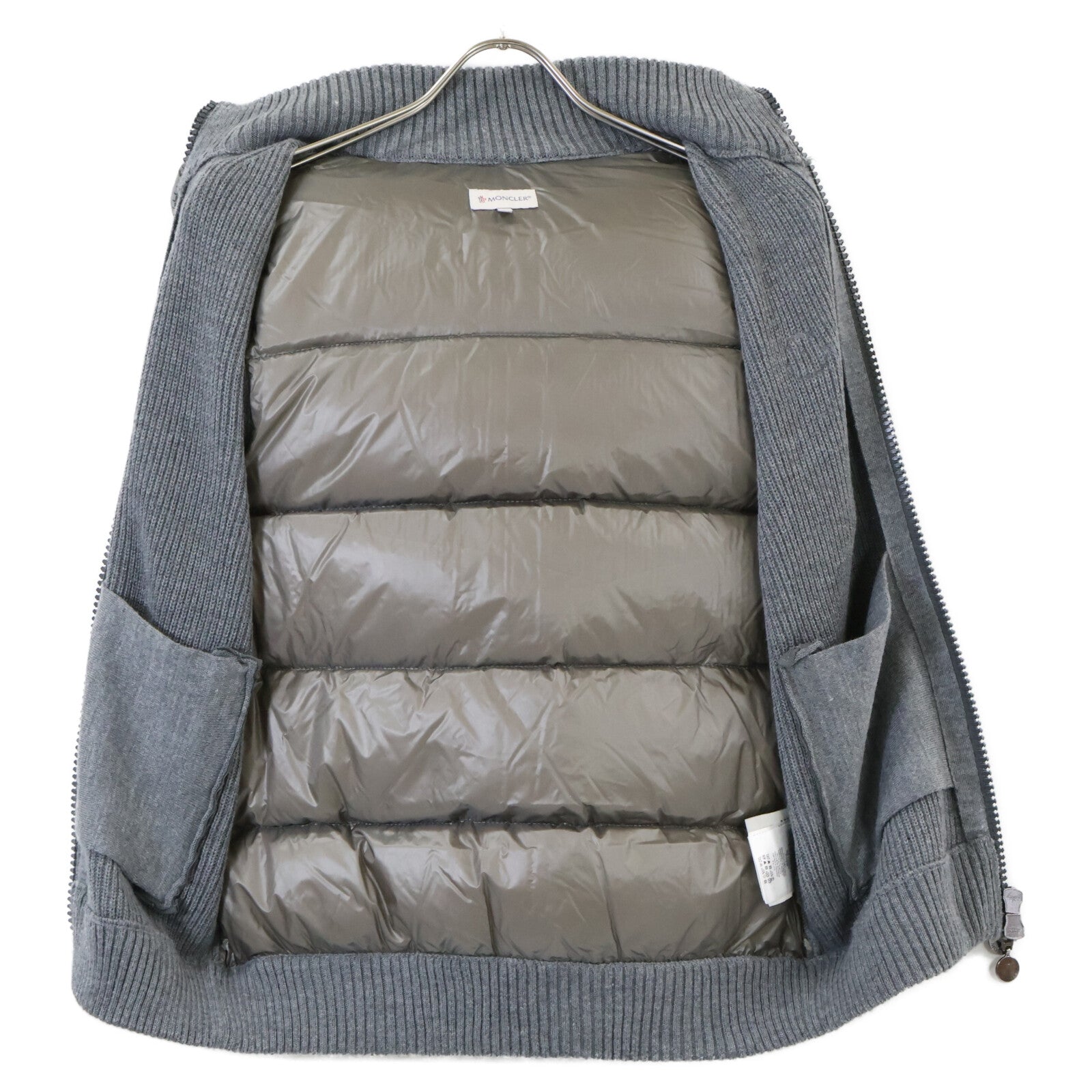 MAGLIONE TRICOT GILET 针织拼接 羽绒马甲 夹克 S 男士