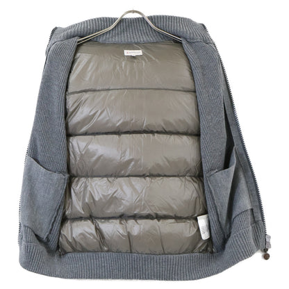MAGLIONE TRICOT GILET 针织拼接 羽绒马甲 夹克 S 男士
