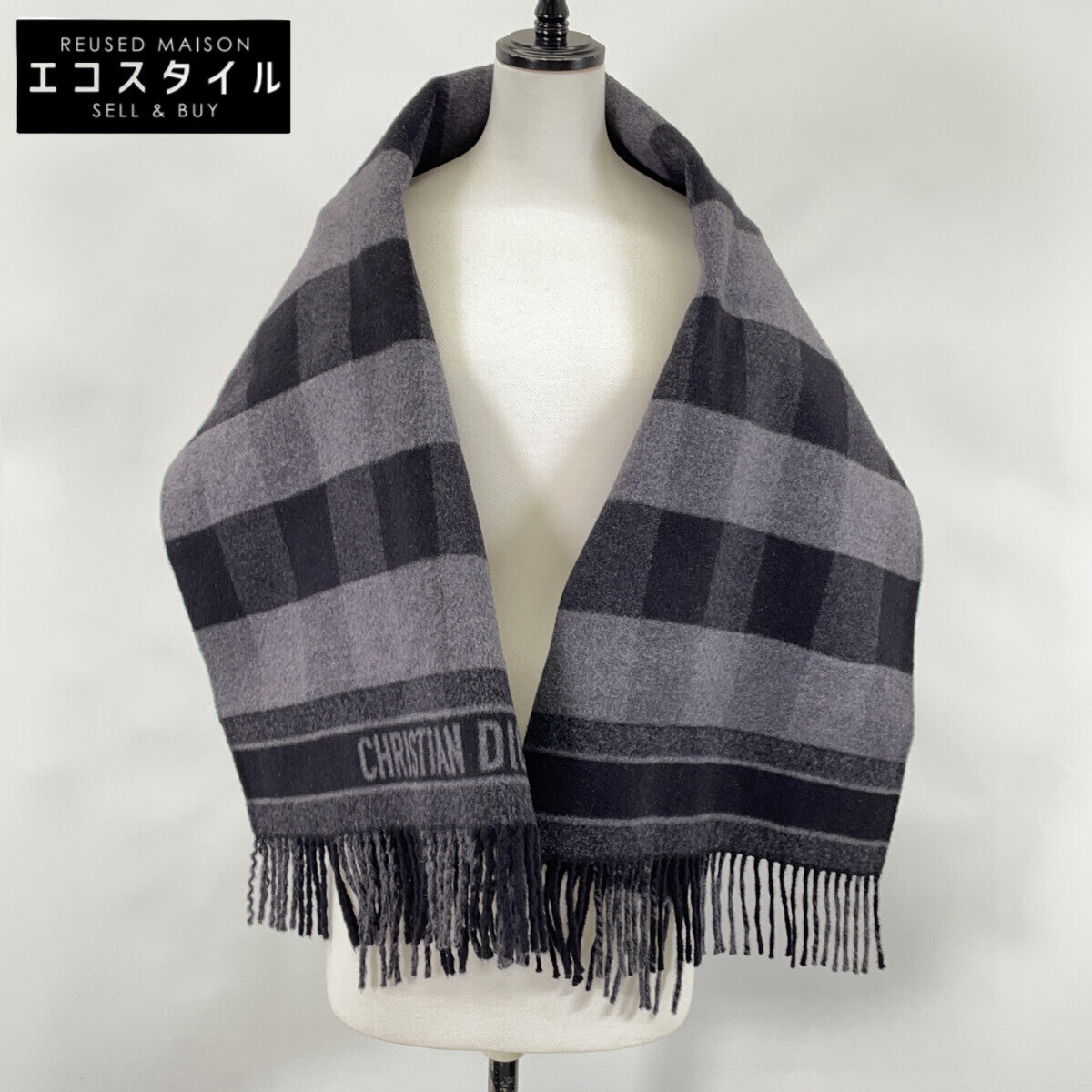 Christian Dior 迪奥 040V24A1198 黑色×灰色 披肩外套 夹克