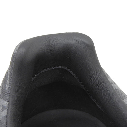 DOLCE&GABBANA ドルチェアンドガッバーナ 新品同様 ロゴモノグラム 総柄 スニーカー シューズ メンズ 黒 ブラック 8 シューズ 8