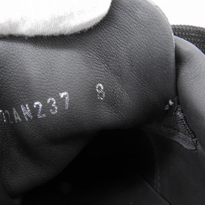 DOLCE&GABBANA ドルチェアンドガッバーナ 新品同様 ロゴモノグラム 総柄 スニーカー シューズ メンズ 黒 ブラック 8 シューズ 8