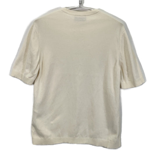 GUCCI グッチ 24AW 787736 アイボリー シルク混 半袖 ニット トップス