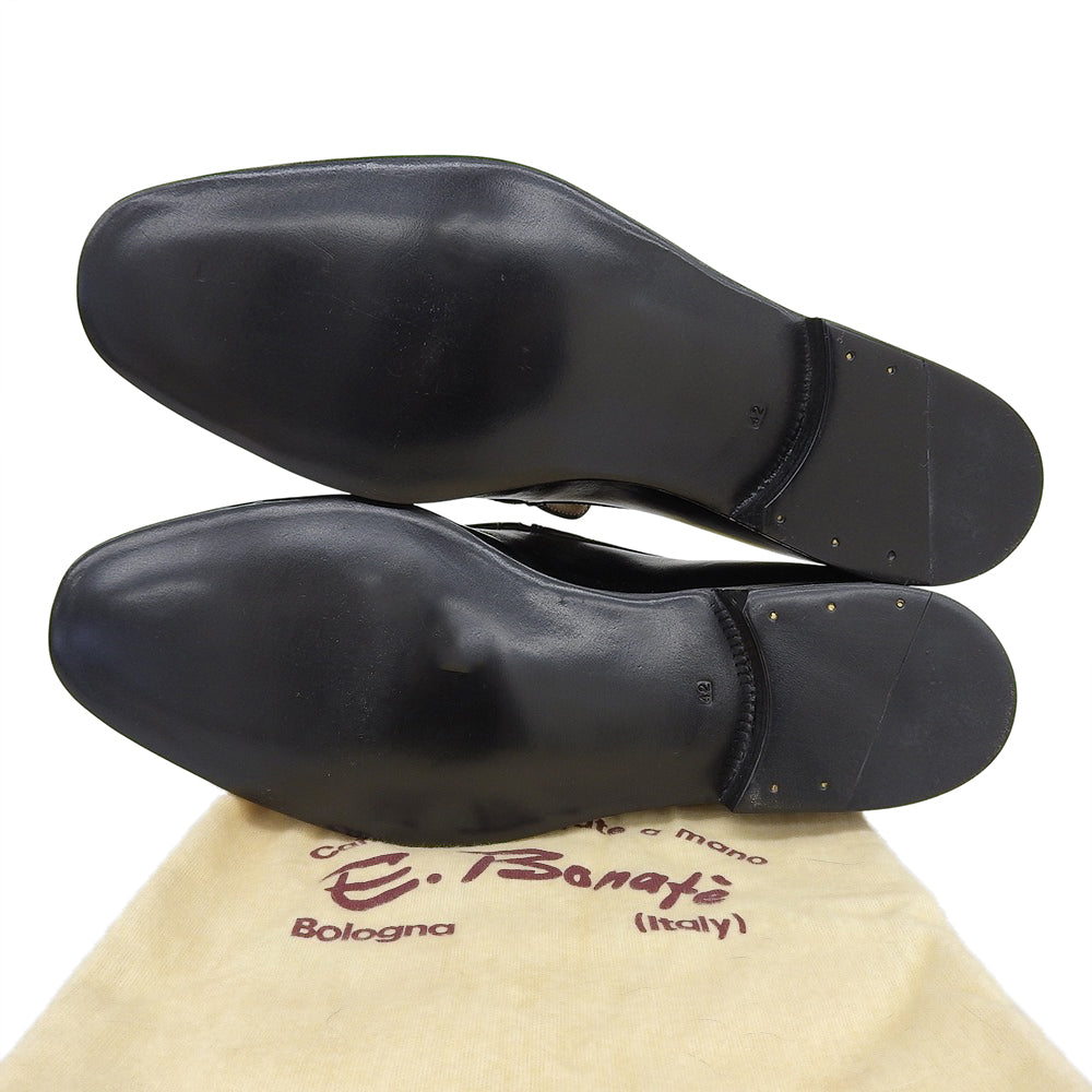 ENZO BONAFE エンツォボナフェ 新品同様 BEAMS別注 レザー ローファー シューズ メンズ 黒 ブラック 42 シューズ 42