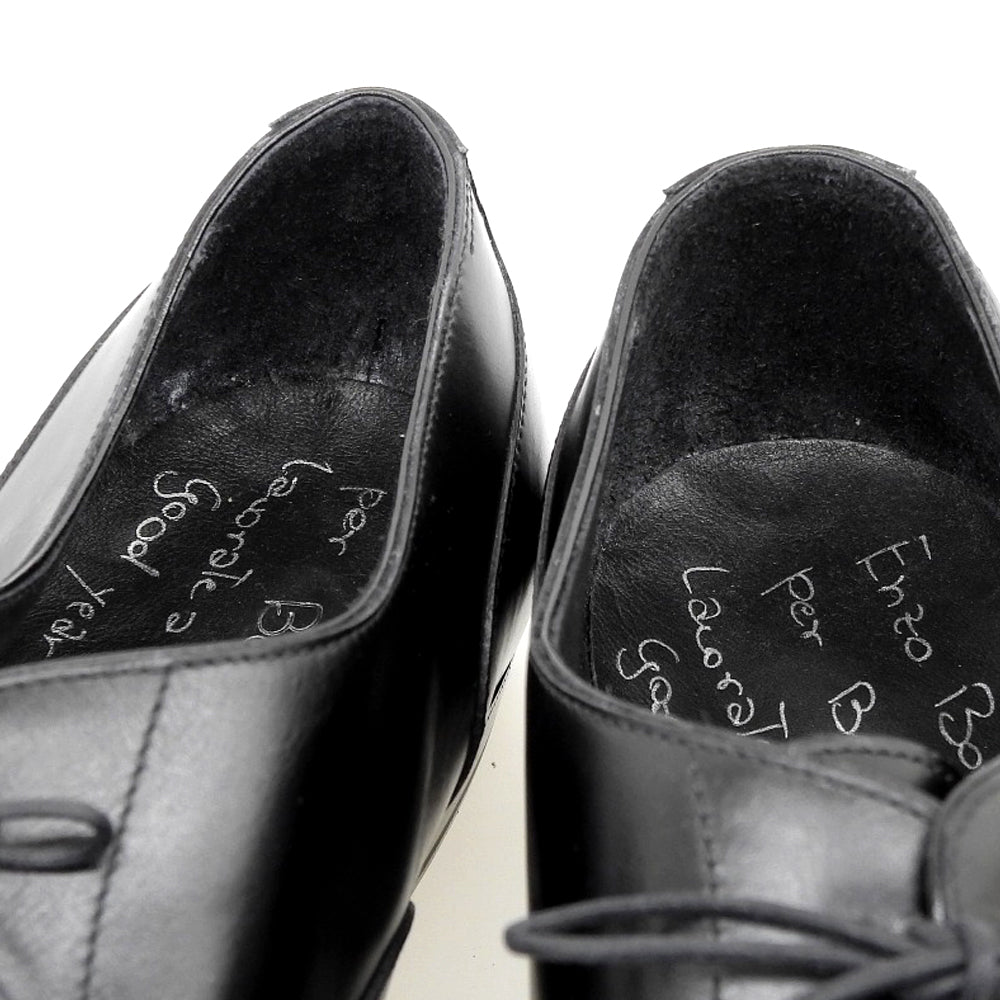 ENZO BONAFE エンツォボナフェ 新品同様 ブラインドフルブローグ シューズ メンズ ブラック 8 シューズ 8