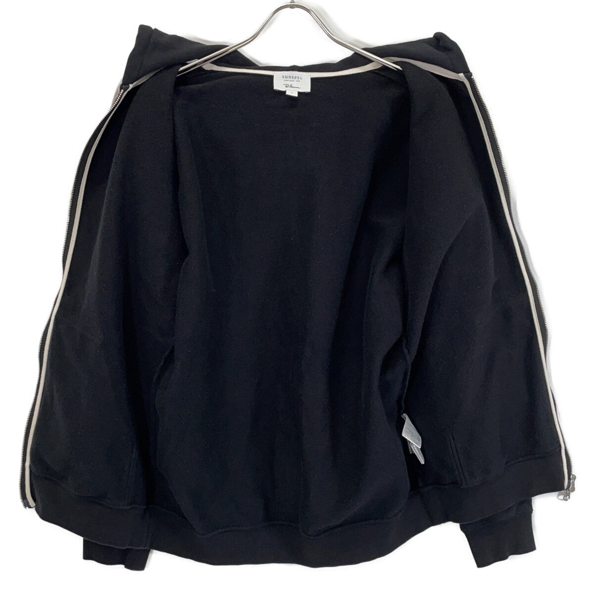 Ron Herman Exclusive 572-2269581 Black Zip-Up Sweatshirt Hoodie Jacket S Men's