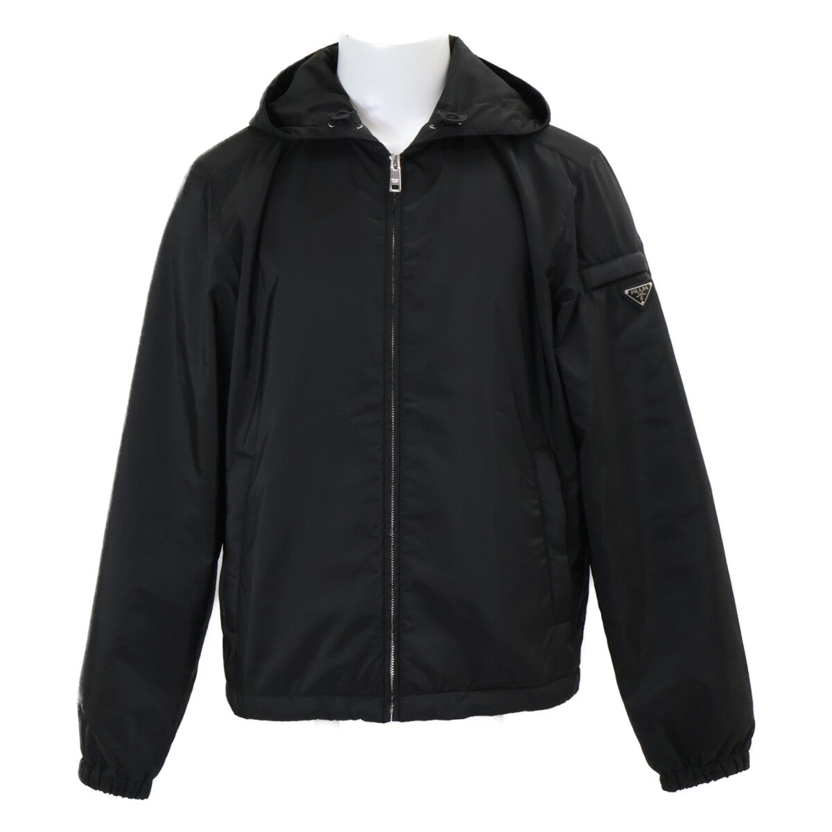 PRADA 普拉达 【美品/国内正品/25年款】SGM242 Re-nylon Zip Jacket 三角徽标连帽尼龙夹克 外套