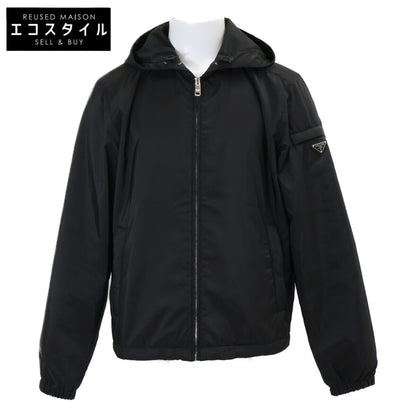 PRADA 普拉达 【美品/国内正品/25年款】SGM242 Re-nylon Zip Jacket 三角徽标连帽尼龙夹克 外套