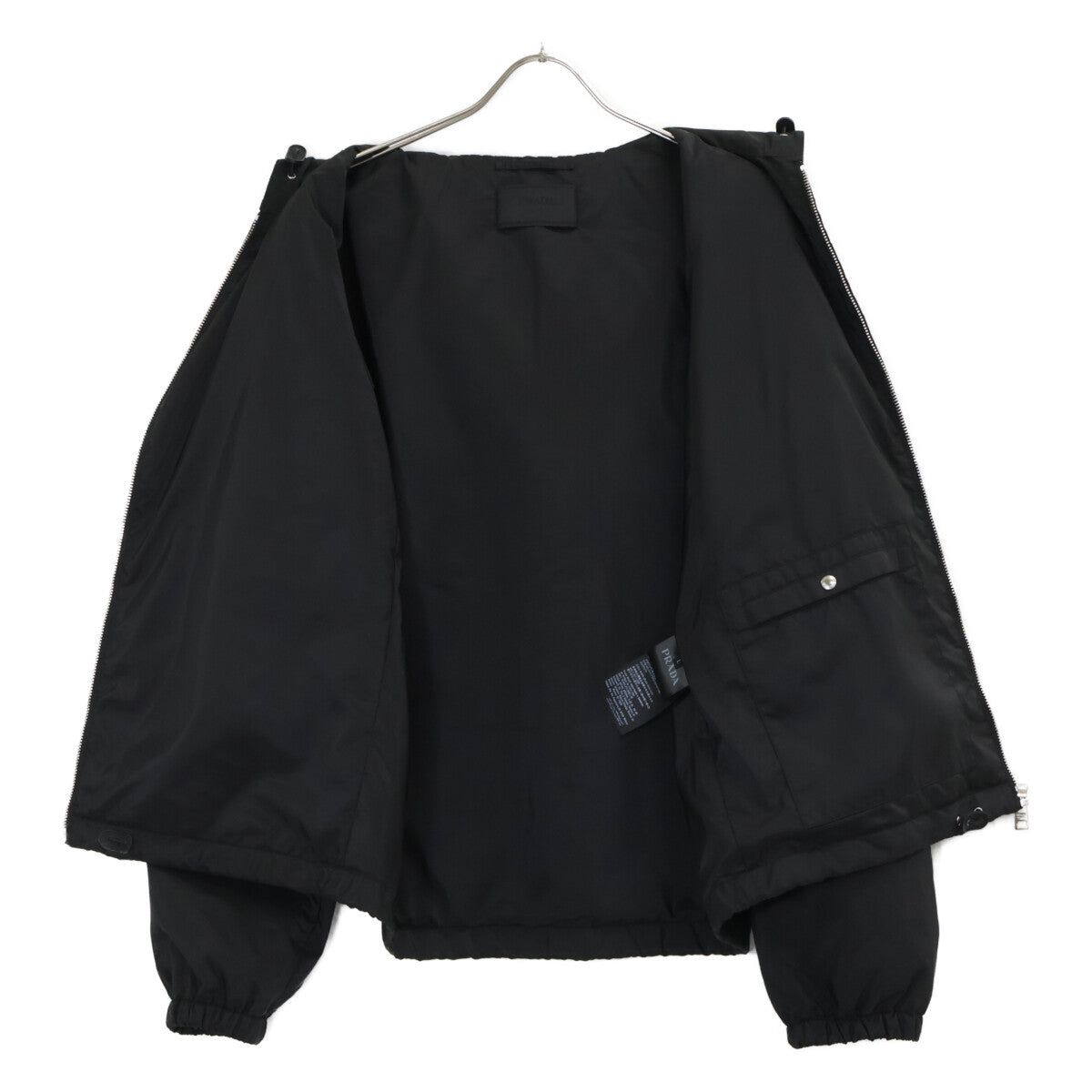 PRADA 普拉达 【美品/国内正品/25年款】SGM242 Re-nylon Zip Jacket 三角徽标连帽尼龙夹克 外套