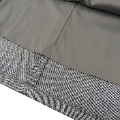 美品 ラメミックスツイード Vネック ワンピース レディース グレー系 32 25AW OPWOGW0517 ワンピース 32 レディース