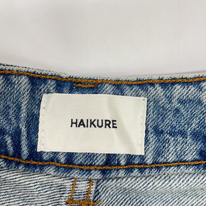 HAIKURE ハイクル ブルー WINONA painter denim ペインターデニムパンツ ボトムス