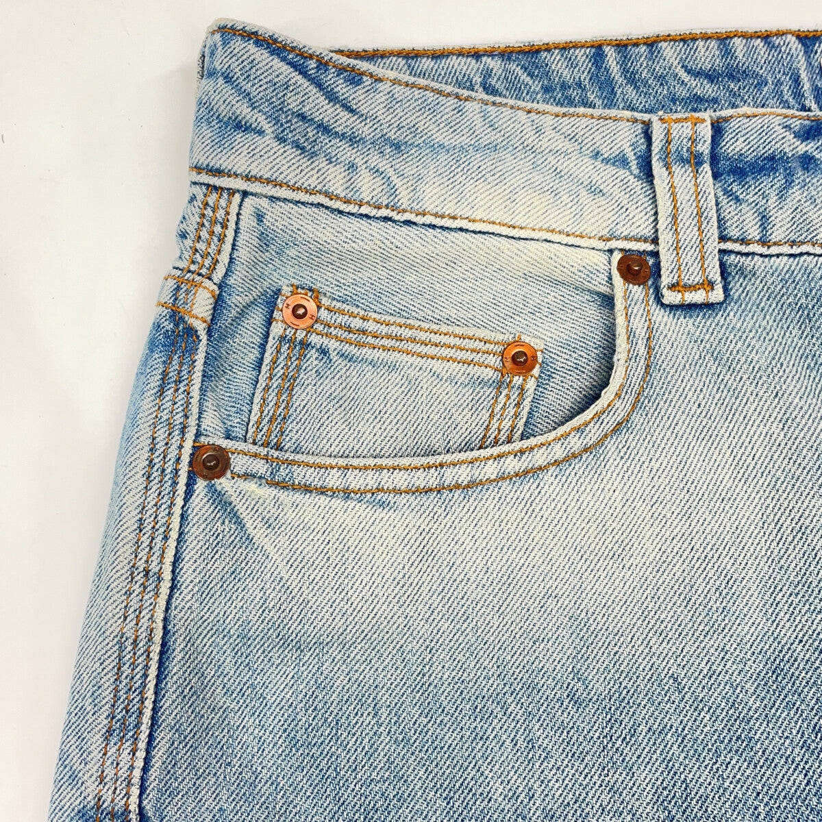 HAIKURE ハイクル ブルー WINONA painter denim ペインターデニムパンツ ボトムス