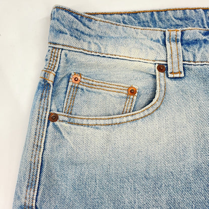 HAIKURE ハイクル ブルー WINONA painter denim ペインターデニムパンツ ボトムス