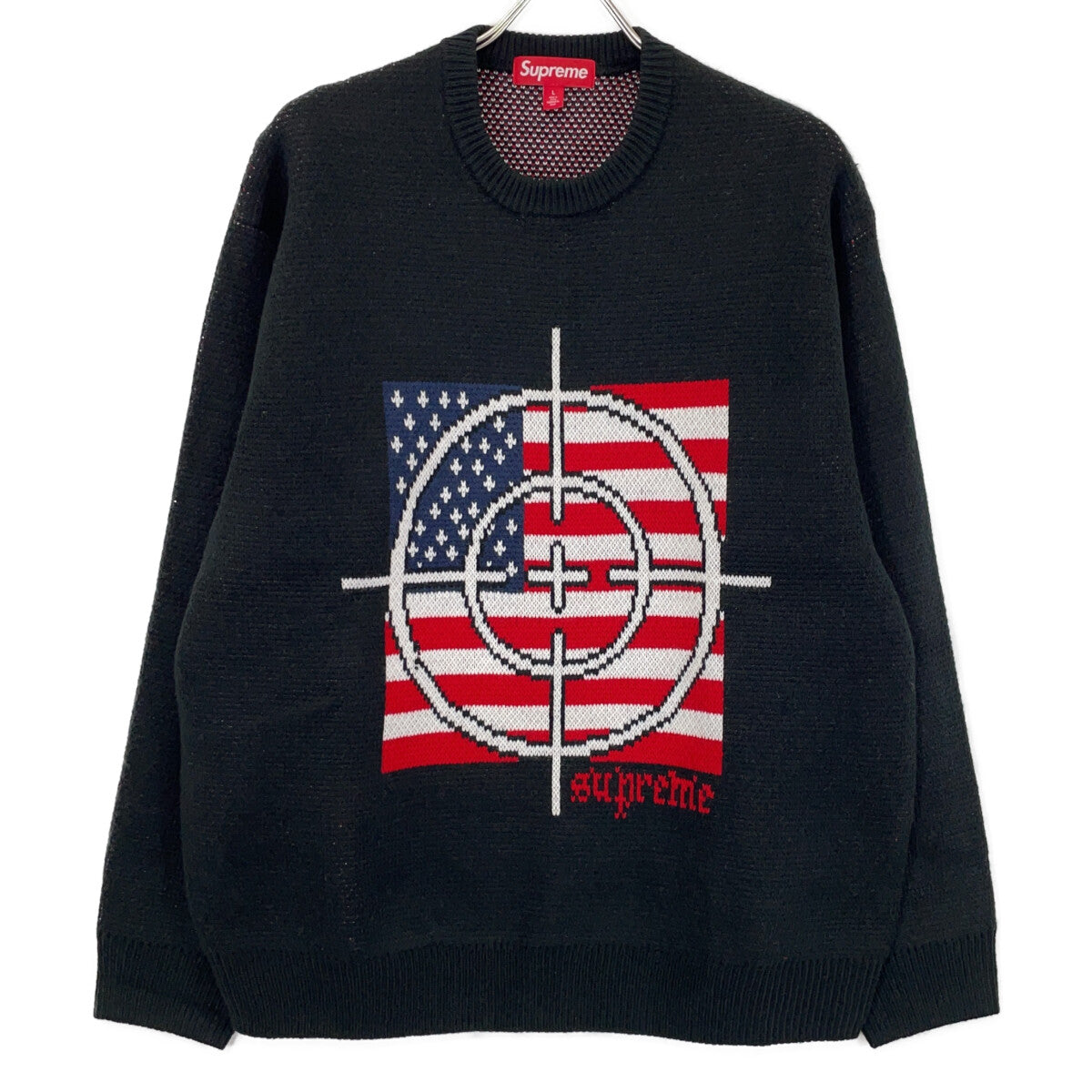 25FW 黑色 TAEGET SWEATER 目标毛衣 上衣 L 男士