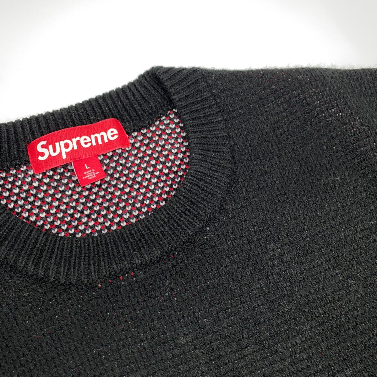 25FW 黑色 TAEGET SWEATER 目标毛衣 上衣 L 男士