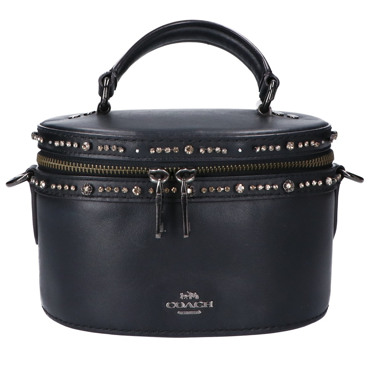 COACH Coach x Selena Gomez 39292 Rhinestone 2WAY Vanity Handbag
