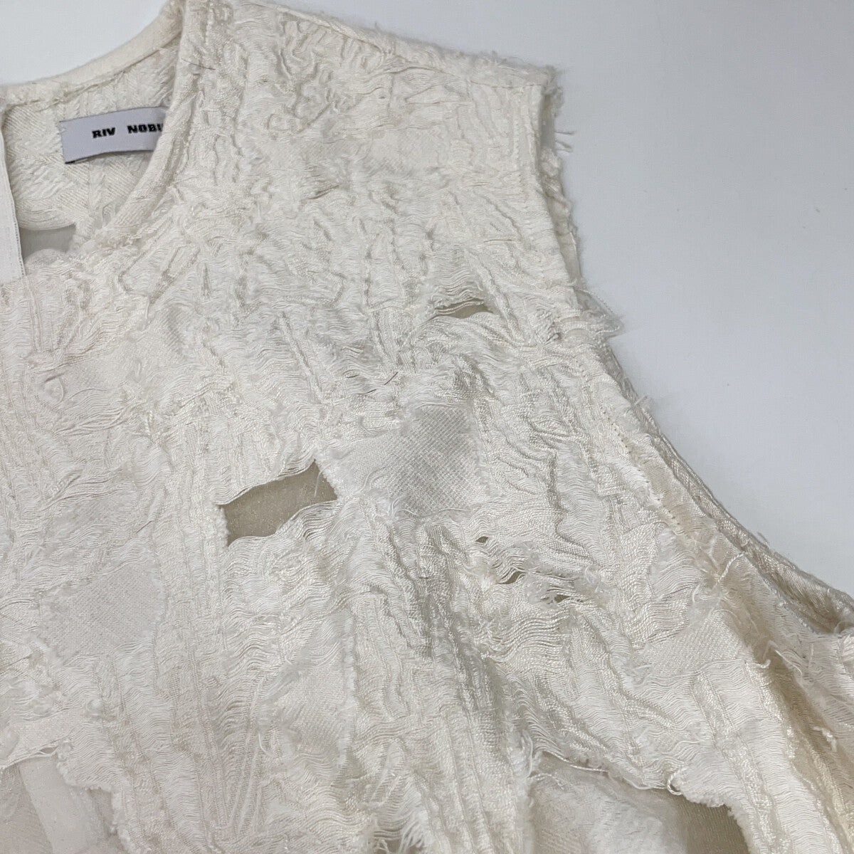 RIV NOBUHIKO Ribu Nobuhiko DRAW252301 白色 MALLORCA PLACKET DRESS 连衣裙