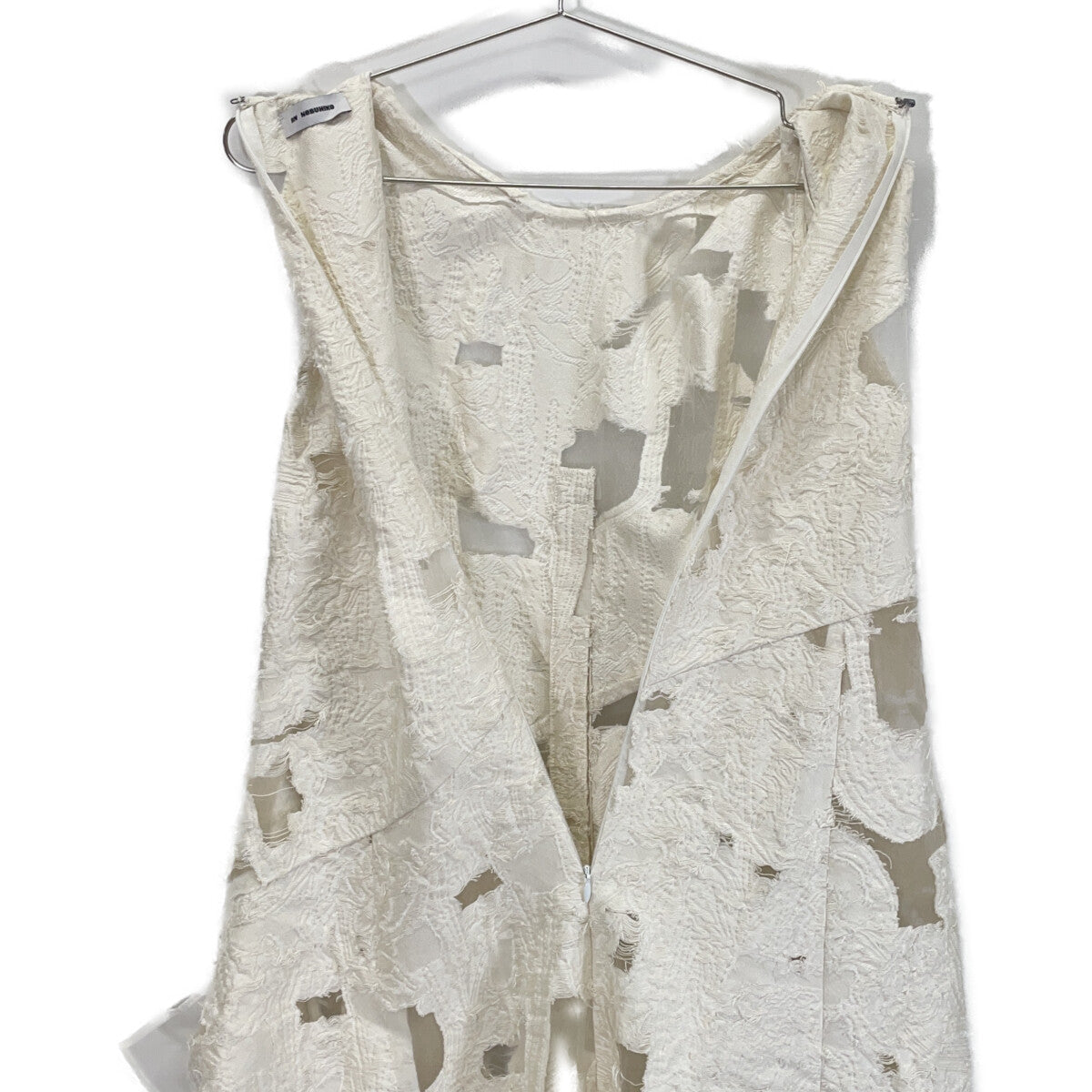 RIV NOBUHIKO リブ ノブヒコ DRAW252301 ホワイト MALLORCA PLACKET DRESS ワンピース
