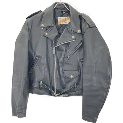 schott ショット 618 ブラック バイカー後期タグ USA製 ダブルライダースジャケット ジャケット