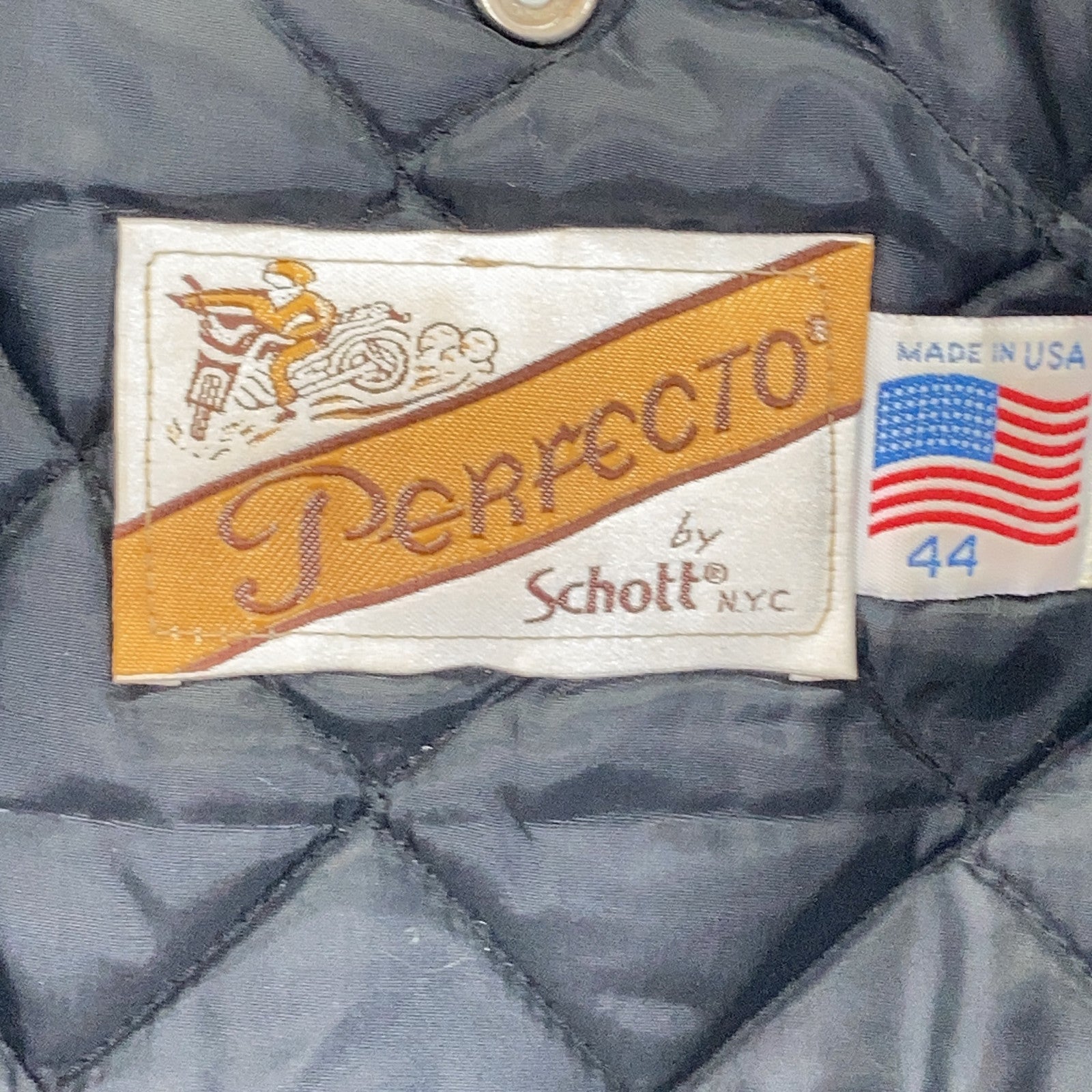 schott ショット 618 ブラック バイカー後期タグ USA製 ダブルライダースジャケット ジャケット