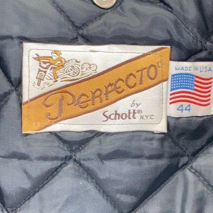 schott ショット 618 ブラック バイカー後期タグ USA製 ダブルライダースジャケット ジャケット