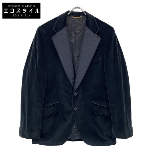 Black Velour Tailored Jacket Jacket for Men