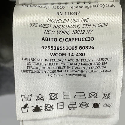 MONCLER 蒙口 ABITO C 羽绒拼接卫衣连衣裙