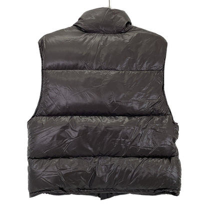 HYSTERIC GLAMOUR CREW PATCH Appliqué Stand-Collar Down Vest 01223AV01