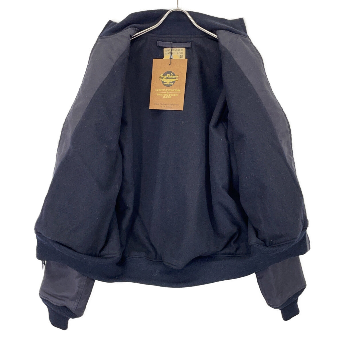 BR15579 海军蓝 JACKET DECK ZIP CONTRACT 87533 甲板夹克 夹克 40 男士