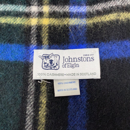 Tartan Check 100% Cashmere Large Stole Scarf for Women