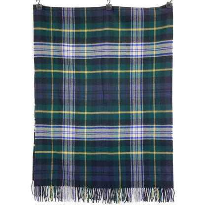 Tartan Check 100% Cashmere Large Scarf/Shawl for Women