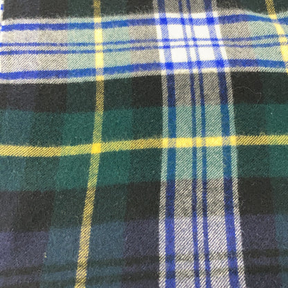 Tartan Check 100% Cashmere Large Scarf/Shawl for Women