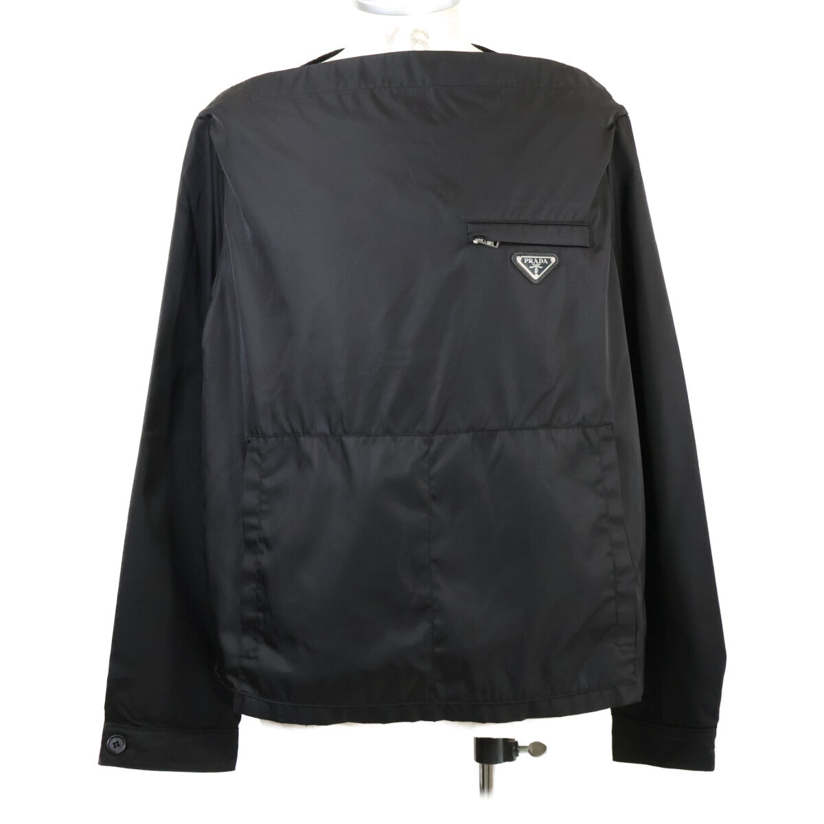 PRADA 普拉达 【美品/国内正品】SGB755 RE-NYLON 三角徽标套头衫 上衣 上衣