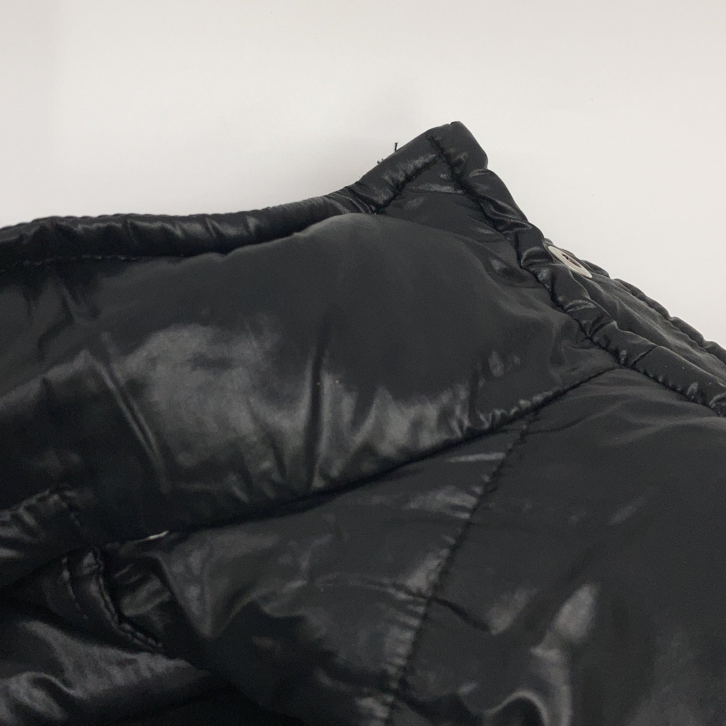 185390 Black GG Pattern Reversible Down Jacket Jacket 46 Men's