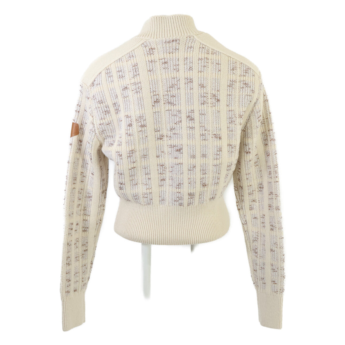 LOUIS VUITTON 路易威登【全新同款/国内正品/24年产】RW242WW MUV FRKL22 羊绒混纺粗花呢短款针织毛衣/上衣