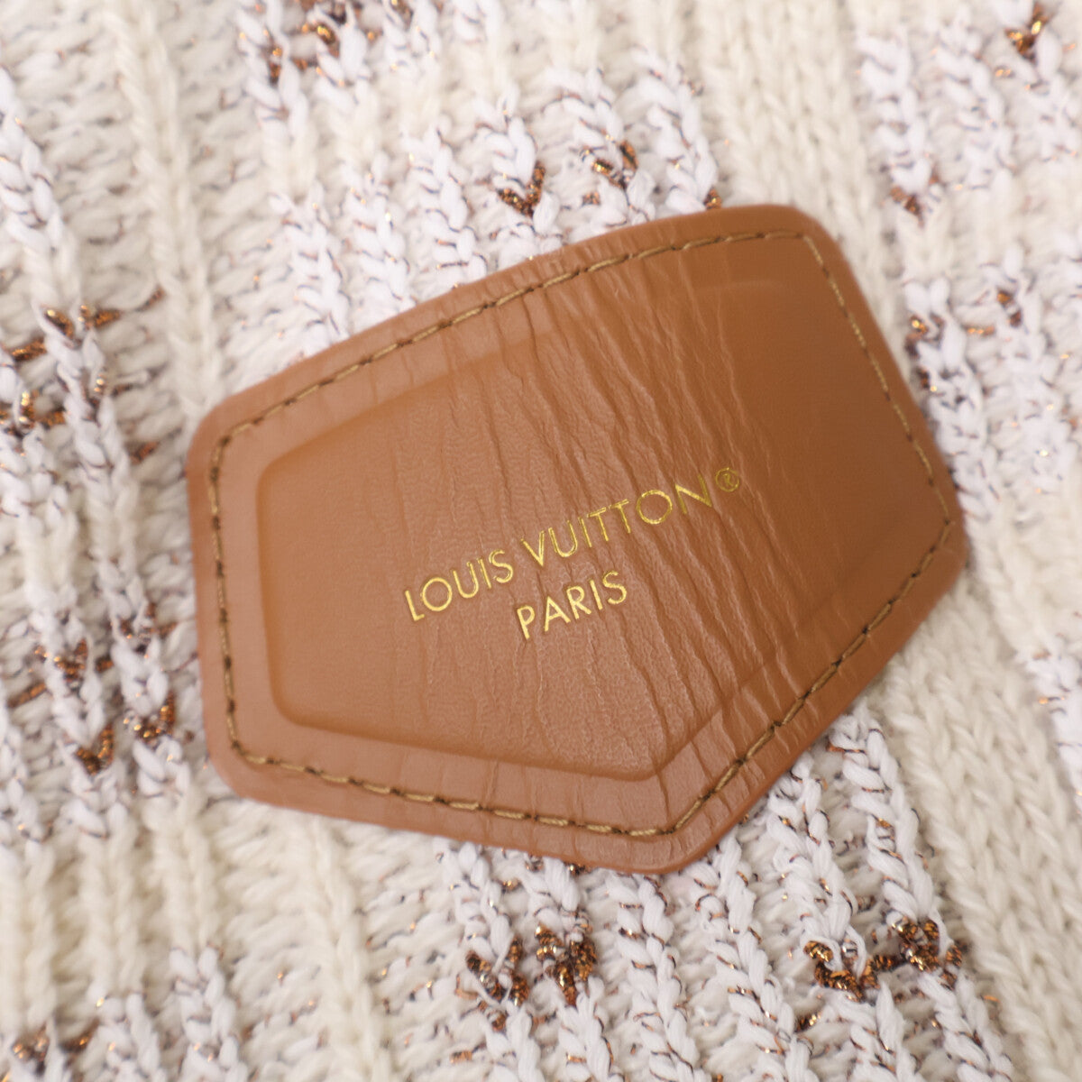 LOUIS VUITTON 路易威登【全新同款/国内正品/24年产】RW242WW MUV FRKL22 羊绒混纺粗花呢短款针织毛衣/上衣