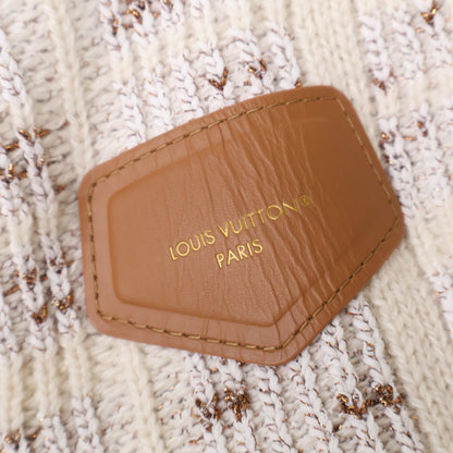 LOUIS VUITTON 路易威登【全新同款/国内正品/24年产】RW242WW MUV FRKL22 羊绒混纺粗花呢短款针织毛衣/上衣