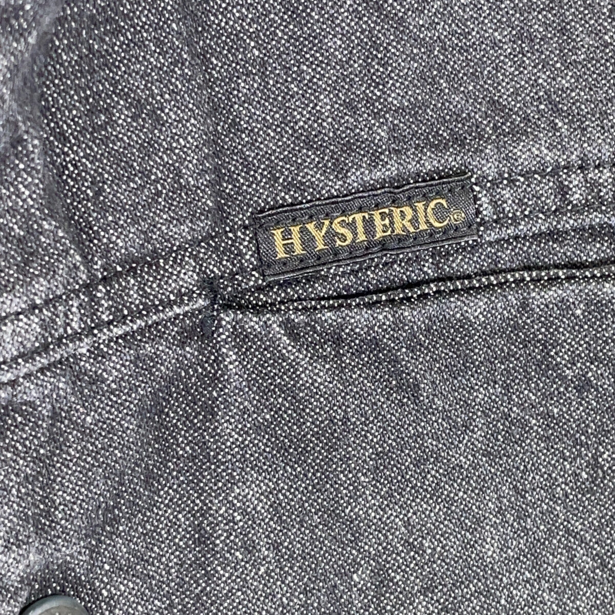 HYSTERIC GLAMOUR ヒステリックグラマー 02213AB13 刺繍 デニムボアジャケット ジャケット