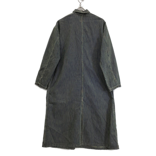 708901 Blue Denim Long Shirt Dress for Women