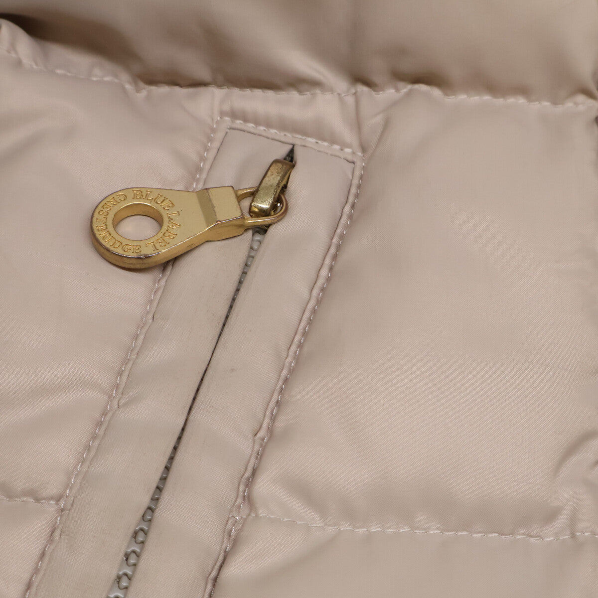 BLUE LABEL CRESTBRIDGE 蓝标巴宝莉 55C12-412-40 米色 带毛领羽绒服 夹克 36