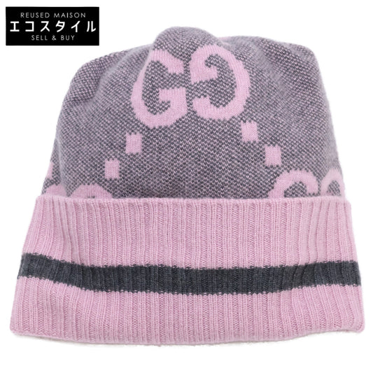 GUCCI グッチ 【即決/国内正規】676827 3G344 GGロゴ カシミヤ ニット帽 帽子